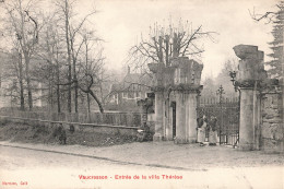 92 Vaucresson Entrée De La Villa Thérèse CPA - Vaucresson