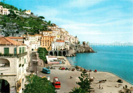 72927767 Amalfi Panorama E Spiaggia Strand Kueste Amalfi - Sonstige & Ohne Zuordnung