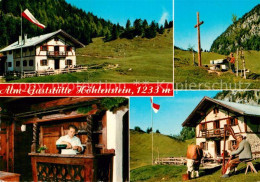 72927750 Woergl Tirol Alm Gaststaette Hoehlenstein Gipfelkreuz Almvieh Kuh Woerg - Sonstige & Ohne Zuordnung