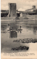 Vienne Animée Restes Des Piles Du Pont Romain Pêcheur à La Ligne - Vienne