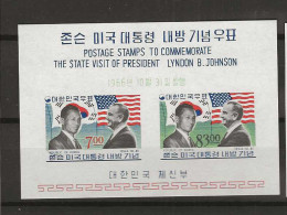 1966 MNH South Korea Mi Block 232 Postfris** - Korea (Süd-)