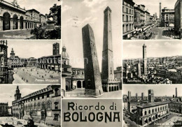 72927007 Bologna Piazza Garibaldi Via Rizzoli Piazza Maggiore Le Due Torri Panor - Sonstige & Ohne Zuordnung