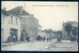 Cpa Du 33 Reignac De Blaye -- Le Centre Du Bourg     MAI24-07 - Sonstige & Ohne Zuordnung