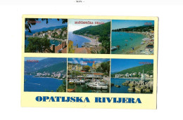 Opatijka Rivijera.Multivues.Expédié à Blankenberge (Belgique). - Kroatien