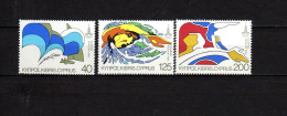 Cyprus 1980 Olympic Games Moscow Set Of 3 MNH - Verano 1980: Moscu