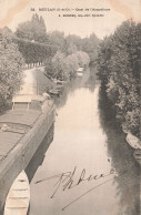 78 Meulan Quai De L' Arquebuse CPA Bateau Péniche - Meulan