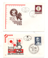 Österreich 1968 MiNr.: 1259; 1266 Ersttag 2 Briefe Austria FDC - FDC