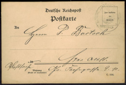 Deutsches Reich Postsache Kaiserliches Postamt Dresden 1895 - Brieven En Documenten