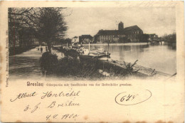 Breslau - Oderpartie Mit Sandkirche - Schlesien