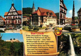 72926033 Bad Urach Markt Schlossplatz Brunnen Wasserfall Bad Urach - Bad Urach