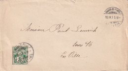 Brief  La Chaux-de-Fonds  (en Ville)       1900 - Briefe U. Dokumente