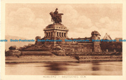 R087692 Koblenz. Deutsches Eck. Photogravur. KTF - Wereld