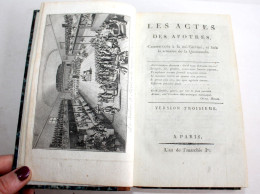 LES ACTES DES APOTRES DU MI CAREME A SEMAINE QUASIMODO 1792-95 VERSION TROISIEME / ANCIEN LIVRE XVIIIe SIECLE (2603.149) - 1701-1800