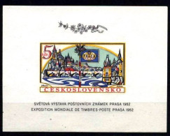 CS 1962 Mi 1360 BL 18 [ ] ** Praga 62 - Unused Stamps