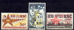 CS 1962 Mi 1368-70 Yt 1242-1244 ** - Unused Stamps