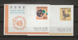 1968 MNH South Korea Mi Block 280-81 Postfris** - Corea Del Sur