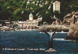 72923207 San Fruttuoso Di Camogli Cristo Degli Abissi Abtei Kloster Bucht San Fr - Other & Unclassified