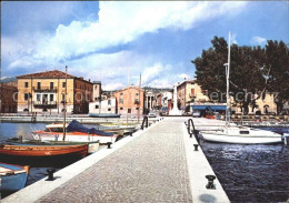 72923166 Bardolino Lago Di Garda Veduta Dal Molo Porto Hafen Mole Bardolino Lago - Autres & Non Classés