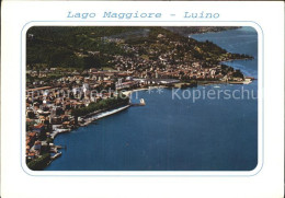 72923131 Luino Fliegeraufnahme Lago Maggiore - Andere & Zonder Classificatie