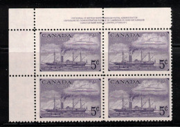 CANADA Scott # 312 MNH - Stamp Centennial UL Plate Block - Nuevos