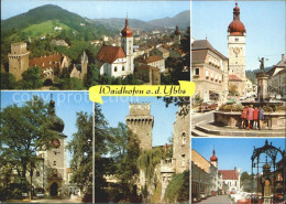 72923044 Waidhofen Ybbs Kirche Panorama Burg Brunnen Waidhofen Ybbs - Sonstige & Ohne Zuordnung