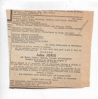 FP Nécrologie Renée Waterkeyn épse Jules Joris Wilrijk 1970 - Obituary Notices