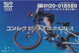 Japan Prepaid Quo Card 500 - Mountainbike Bicycle - Japon