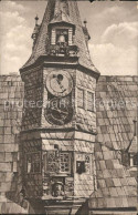 72922392 Ochsenfurt Kunstuhr Am Rathaus Anno 1505 Ochsenfurt - Ochsenfurt