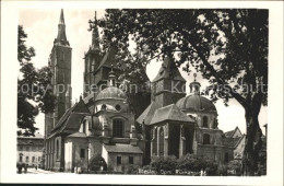 72922237 Breslau Niederschlesien Dom Rueckansicht  - Poland