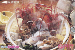 Japan Prepaid Lagare Card 1000 - Dish Food Crabs Lobster Mushrooms Fish Pot - Japón