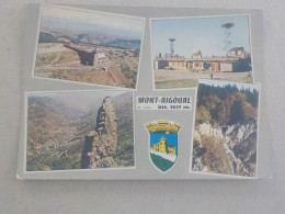 CPSM -  AU PLUS RAPIDE - MONT AIGOUAL  - MULTIVUES -  VOYAGEE TIMBREE 1969 - Autres & Non Classés