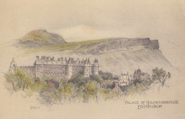 G57.  Vintage Postcard.  Edinburgh.  Palace Of Holyrood House. - Midlothian/ Edinburgh