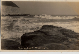 G02. Vintage Postcard.  Rough Sea At Weymouth, Dorset. - Weymouth
