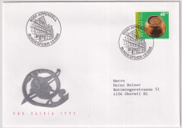 Sonderstempel 1. August 1995 - BUNDESFEIER APPENZELL Illustrierter Beleg  Mit Passender Marke - Postmark Collection