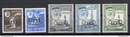 1964 QATAR - SG. 38/42 - Sceicco Ahmad Bin Al-Thani - Serie Di 5 - MNH** - Andere & Zonder Classificatie