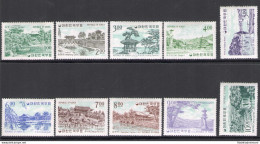 1964 Corea Del Sud - Paesaggi E Monumenti - Yvert 336/45 - MNH** - Asia (Other)