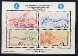 Germany 1979 Olympic Games, Handball, Rowing, Archery, Athletics Vignette MNH - Zomer 1980: Moskou