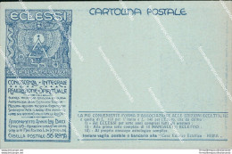 Bu56 Cartolina  Eclessi Rivista Di Sintesi Vitale Roma - Sonstige & Ohne Zuordnung