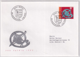 Sonderstempel  1. August 1995 - BUNDESFEIER RÜTLI Illustrierter Beleg  Mit Passender Marke - FÈTE NATIONALE RÜTLI - Storia Postale