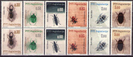 Yugoslavia 1966 - Fauna, Insects - Mi 1158-1163 - MNH**VF - Neufs