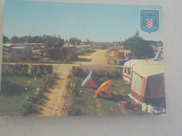 CPSM -  AU PLUS RAPIDE - BRETIGNOLLES SUR MER - CAMPING LES MARSOUINS   -  VOYAGEE 1985 - Bretignolles Sur Mer