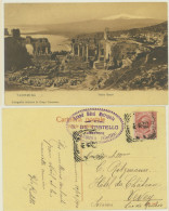 TAORMINA -MESSINA -TEATRO GRECO 1910 - Messina