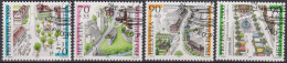 2000 Schweiz Pro Patria, Ortsbilder, ⵙ Zum:CH B268-B271, Mi:CH 1716-1719, Yt:CH 1638-1641, - Oblitérés