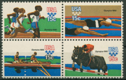 USA 1979 Olympia'80 Sommerspiele Moskau 1398/01 ZD Postfrisch - Unused Stamps