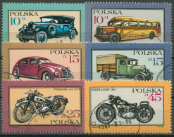 Polen 1987 Autos Motorräder 3092/97 Gestempelt - Usados