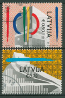 Lettland 2014 Kulturhaupstädte Umea Und Riga 889/90 Gestempelt - Latvia