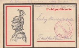 Feldpostkarte - Kaiser WIlhelm II - Feldpost Abschnitt VI Der Festung Metz - 1. WK (69312) - Royal Families