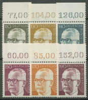 Bund 1972/73 Heinemann Mit Oberrand 727/32 OR Postfrisch - Ongebruikt