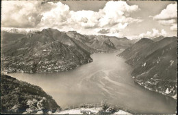 11337282 Lugano TI Lago Di Lugano Monte Bre E Sfondo Di Porlezza Lugano - Andere & Zonder Classificatie