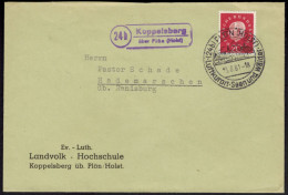 Bund Brief EF Landpoststempel Koppelsberg ü. Plön Schleswig-H. N. Hademarschen - Briefe U. Dokumente